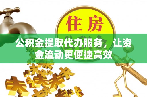 北湖公积金提取代办服务，让资金流动更便捷高效