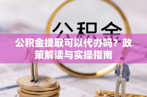 北湖公积金提取可以代办吗？政策解读与实操指南