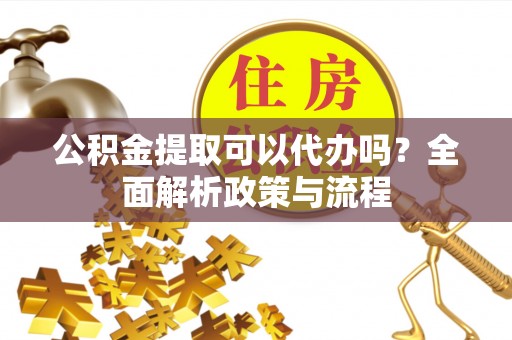 北湖公积金提取可以代办吗？全面解析政策与流程